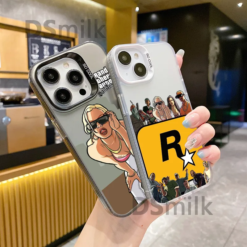 Coque arrière rigide en TPU pour iPhone, compatible modèles 15, 14, 13 Pro, 12, 11 Pro, Xs, X, XR Max, Aurora, jeu R