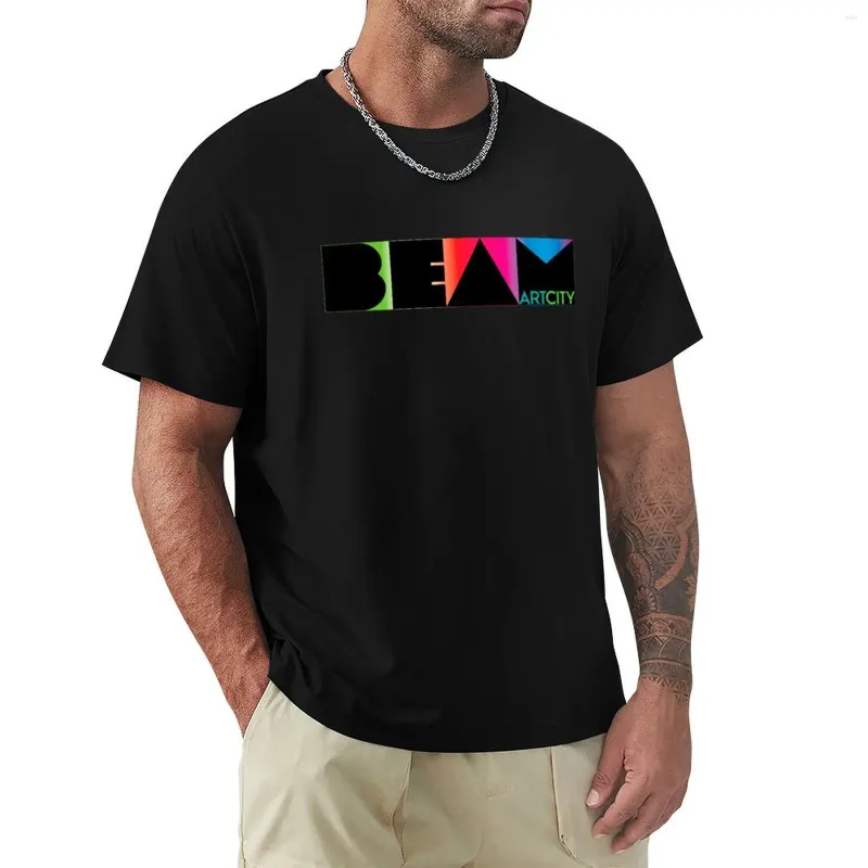 Polos pour hommes BEAM avec style T-shirt Anime Blacks Funnys T-shirts pour hommes