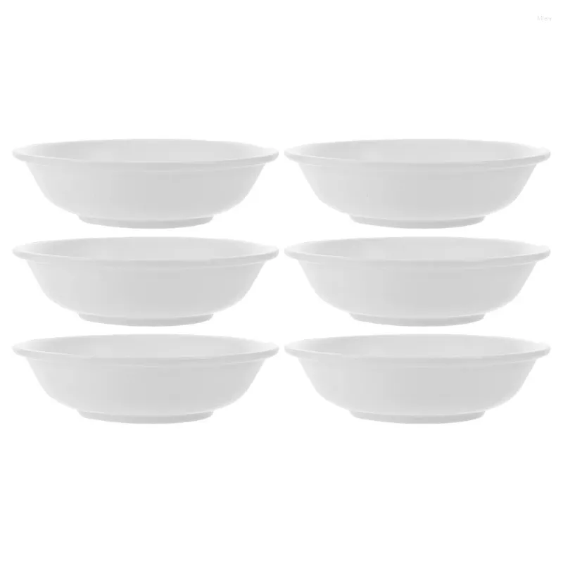 Plates 6 Pcs Sauce Bowls Mini Condiments Dishes For Dipping Dessert Plate Side Small Snack Soy Plastic Serving