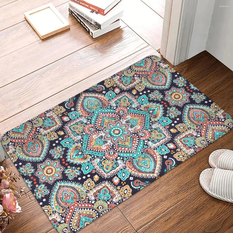 Dywany mandala kwiat wzór dywanu bez poślizgu dropar do sypialni matka łazienkowa mata wejściowa drzwi podłogowe dywan podłogi