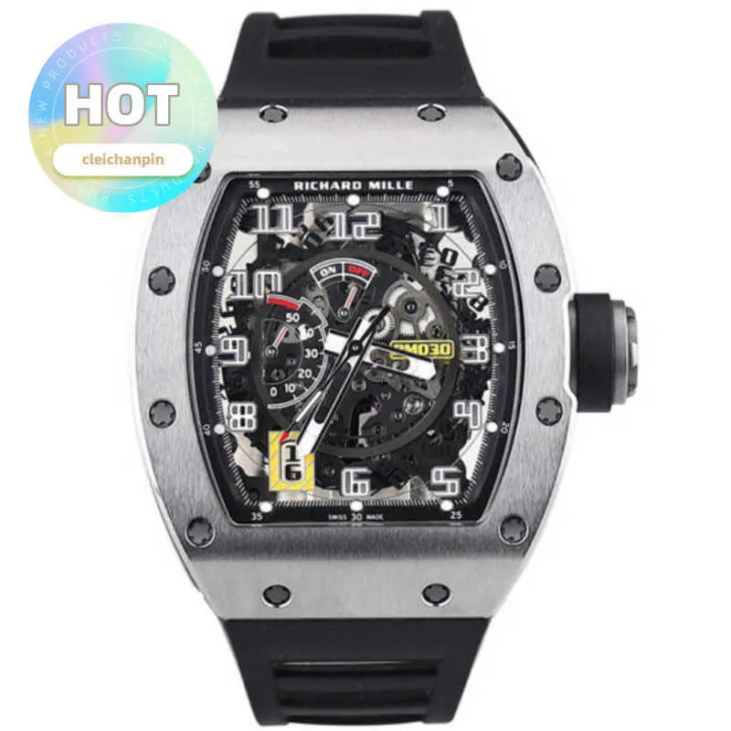 Горячие наручные часы с механизмом RM RM030, титановый материал, диаметр поверхности 50*42,7 мм, полный комплект