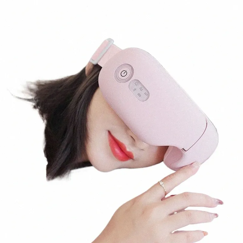 Massaggiatore per gli occhi Smart Airbag Vibrati Strumento per la cura degli occhi Hot Compr Bluetooth Massaggio per gli occhi Occhiali Fatica Pouch Rughe u2tI #