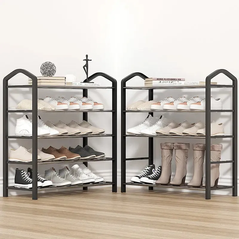 Étagère à chaussures sur pied en aluminium et métal, étagère de rangement pour chaussures, organisateur à domicile, accessoires