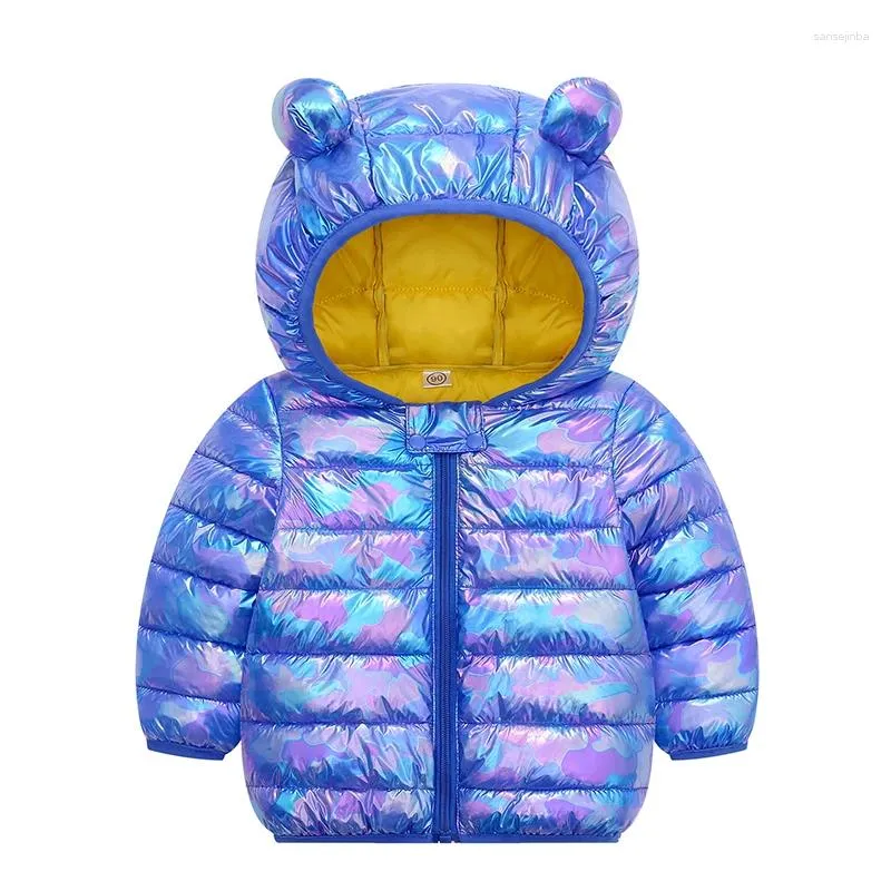 Down Coat Keelorn Toddler Girl Winter Light Thin Cute Parkas Baby Boys Long Sleeve Zipper With Hat Boy Solid Casual Jackets