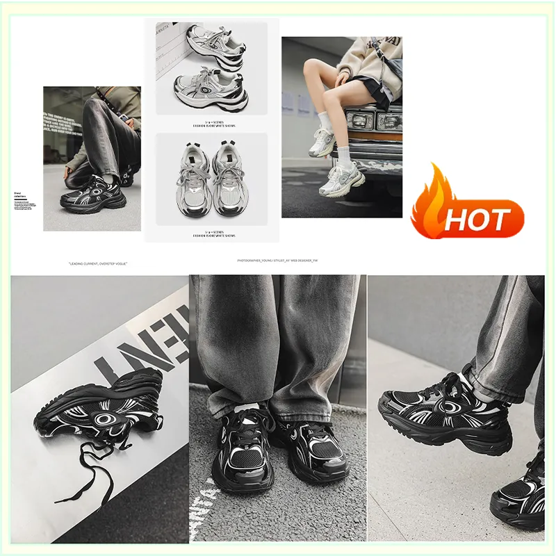 Summer Women's Soft Sports Board Shoes Designer Högkvalitativ mode Mixed Color Thick 1Sole Outdoor Sports Wear Resistant Armerade skor GAI
