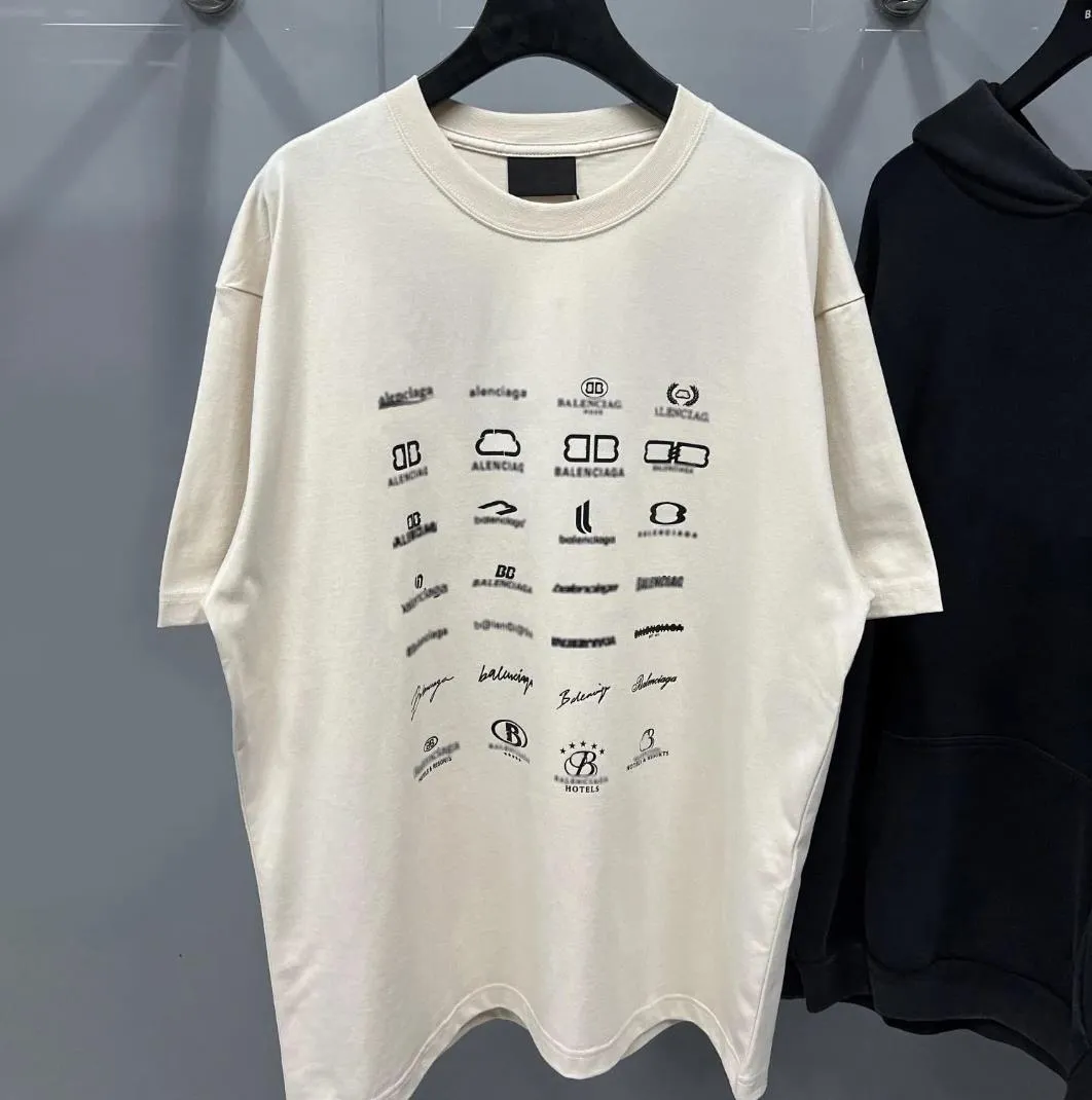 2024新しいデザイナーTシャツ夏半袖波ティーメンズレイバーラングラグジュアリーTシャツファッションシニアピュアコットン高品質のカジュアルスポーツトップTシャツ