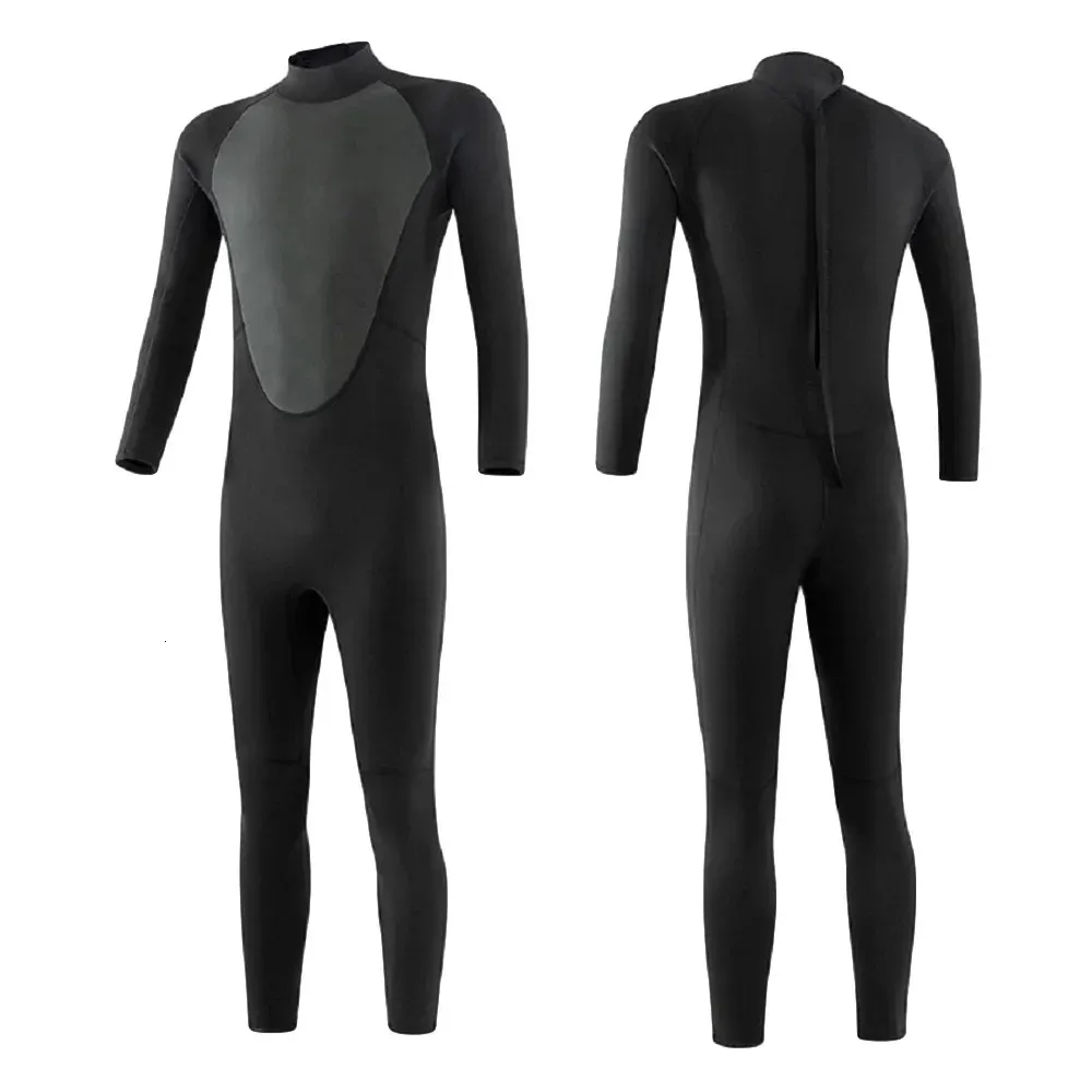 Våtdräkter m2mm neopren dykning surfing kostymer snorkling kajakning spearfishing freediving simning full kropp termisk håll varm 240321