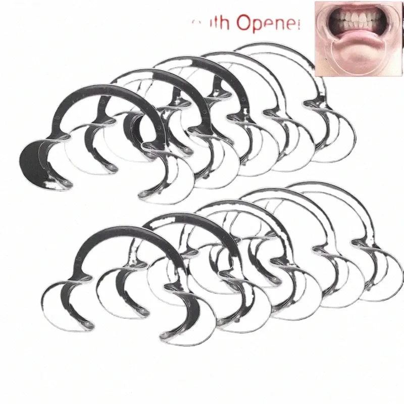 10 pcs/lot dentaire C Type bouche ou lèvre écarteurs de joue en plastique outils de dentiste orthopédiques j0dj #