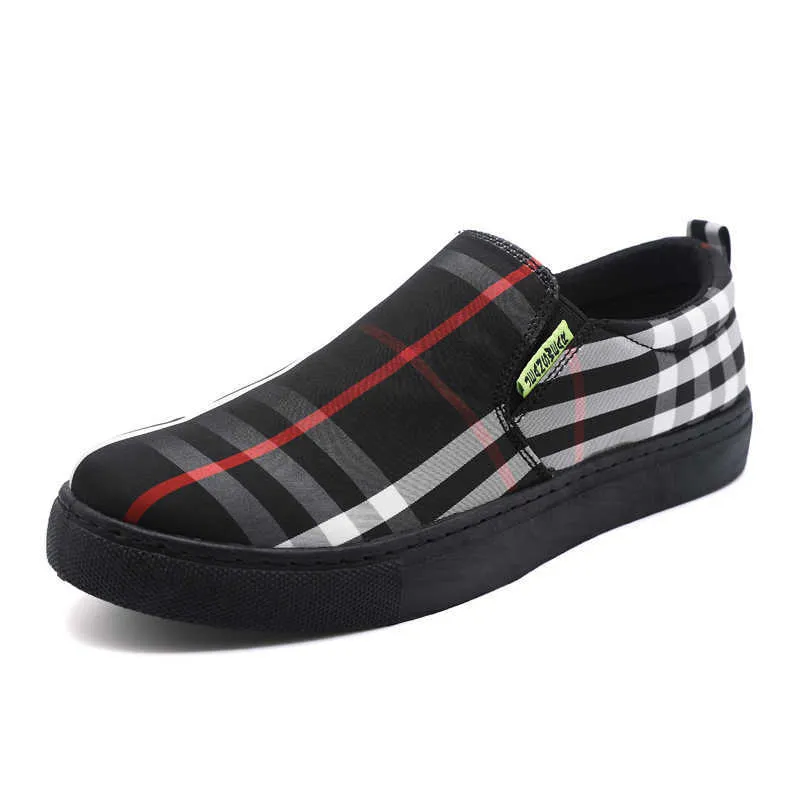 HBP Breaking Yeni Tasarım Büyük Boyut Hafif Yürüyüş Ayakkabıları Toptan Fiyat Slip-On Mens Tuval Günlük Ayakkabılar