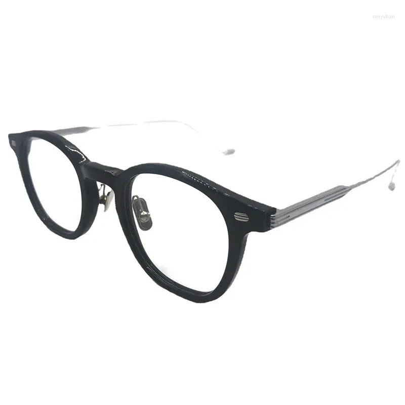 Lunettes de soleil Lunettes optiques pour hommes Femmes Rétro Designer Eddy Mode Ovale Acétate Cadres en fibre de verre Style européen et américain