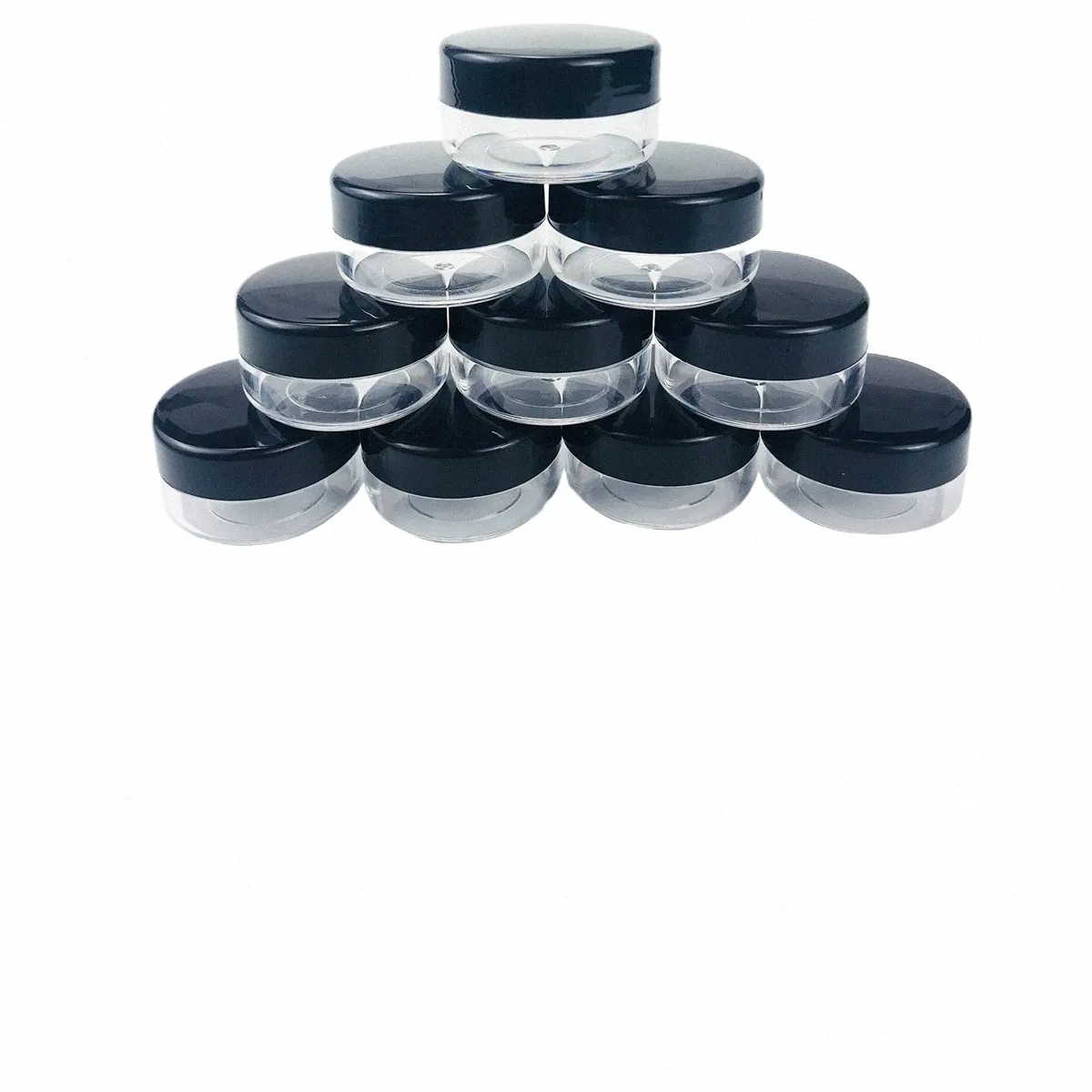 wholesale Empty 10/20g Acrylic Round Jars - BPA Free Plastic Ctainers For Cosmetic, Lip Scrub, Makeup,Lipstick, Eye Shadow p93I#