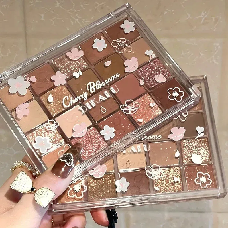 Paleta de sombras com 20 cores, produtos de maquiagem fosca, cosméticos femininos, beleza coreana, paleta de maquiagem 240318