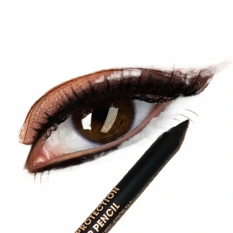 Fard à paupières mat Eyeliner Pen imperméable durable Shimmer noir blanc brun couché ver à soie ombre à paupières crayon à lèvres maquillage cosmétique r45w #