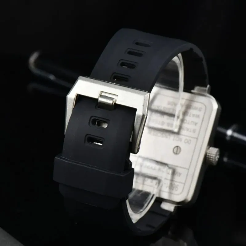 AAA Tops Model Sport Rubber Watchband machinery Bell Luxury Multifunction Watch Business Stainless Steel Man Ross Wristwatch tt02