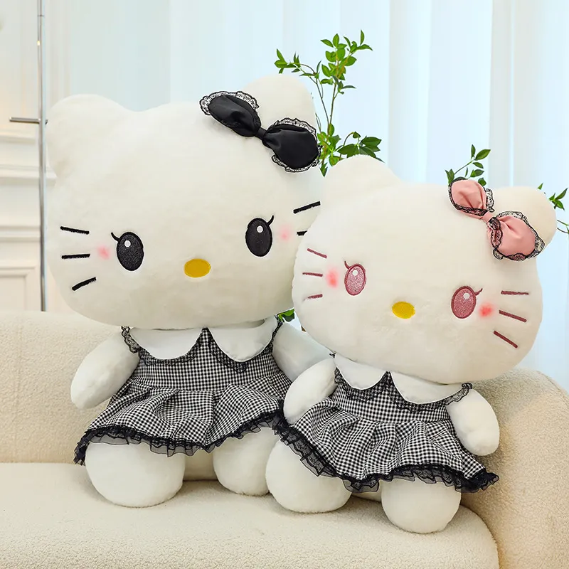 Śliczne Katie Cat Plush Toys Dolls Schleńczone anime urodzinowe prezenty domowe Dekoracja sypialni