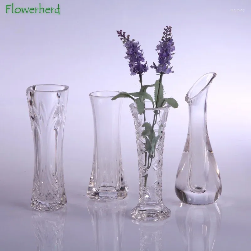 Vasi Vaso di fiori trasparente PMMA Cristallo Piccola decorazione della tavola di casa Soggiorno in stile nordico