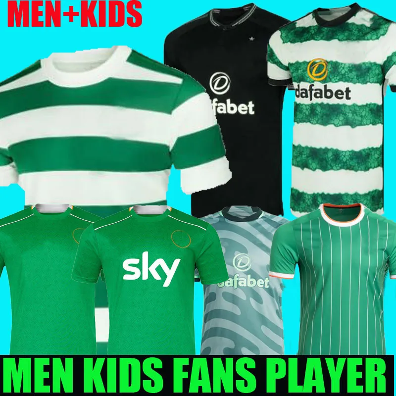 2023 2024 Origens Irlandesas Polo Camisas de Futebol 120 Anos Edição Limitada Kyogo Jota Ajeti Irlanda 23 24 McGregor Turnbull Camisa de Futebol Carter-Vickers Celtic Especial