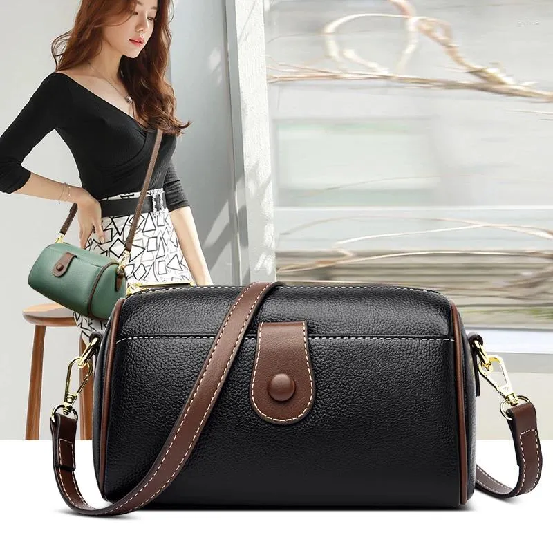 Shoulder Bags 2024 Fashion Women Crossbody Geniune Leather Cute Business Large Capacity Shopping Party Handmade Cellphone