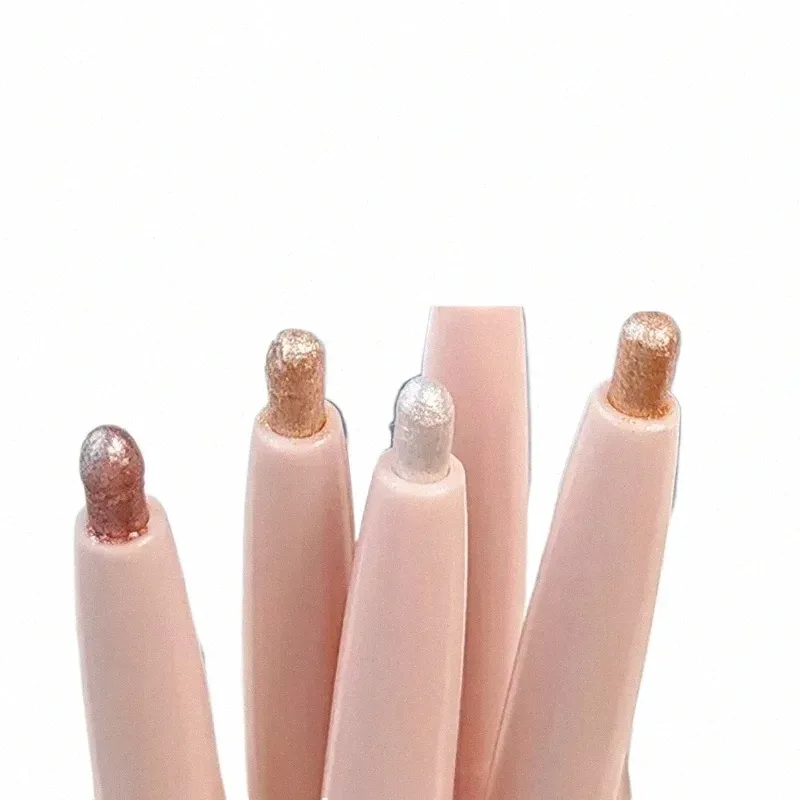 Shimmer Eye Shadow Pencil سلس LG دائمة قطر مقاوم للماء الشمبانيا الذهب غير اللامع أبيض أبيض تمييز القلم القلم A2ZP#