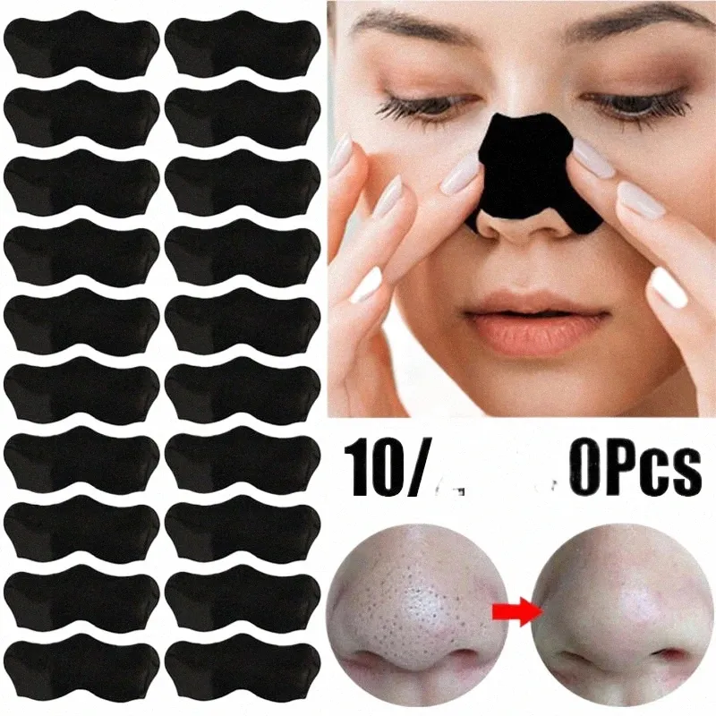 10-100pc maschera di rimozione di comedone strisce nasali testa nera naso Dot Spot staccare adesivo viso Acne Whitehead detergente per pori naso 26Ol #