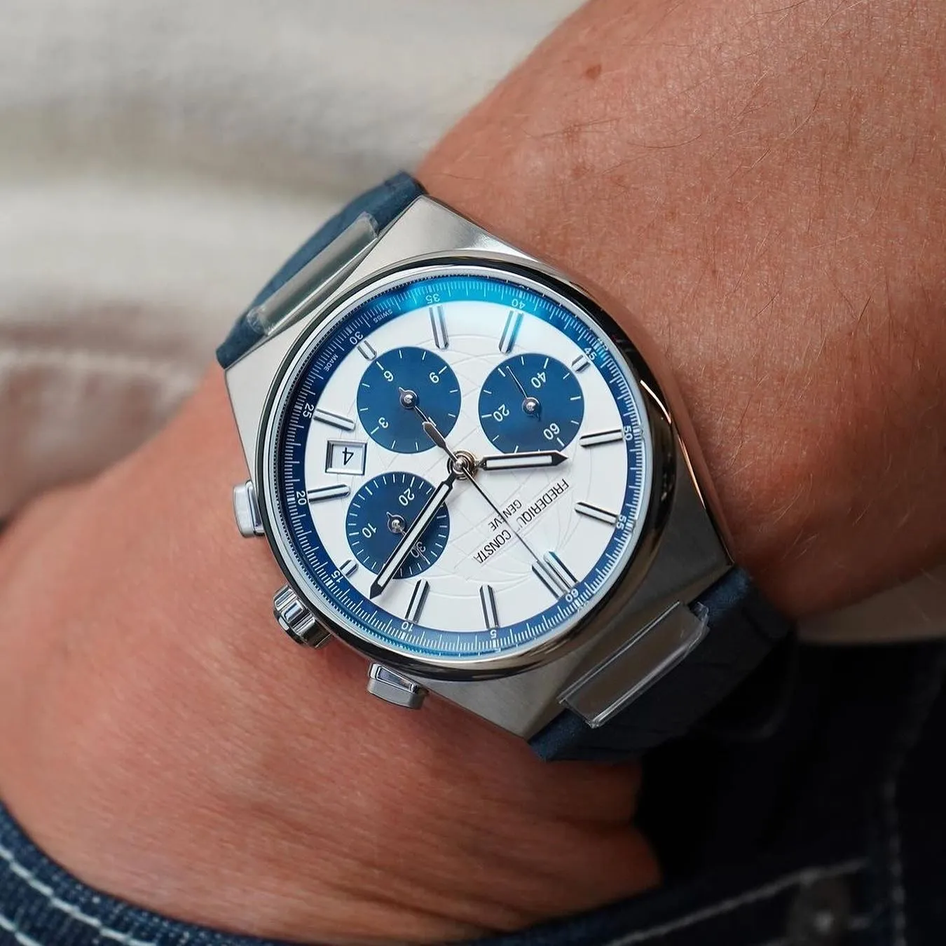 Frederique Constant Men's Luxury Watch Highlife Chronograph Quartz
