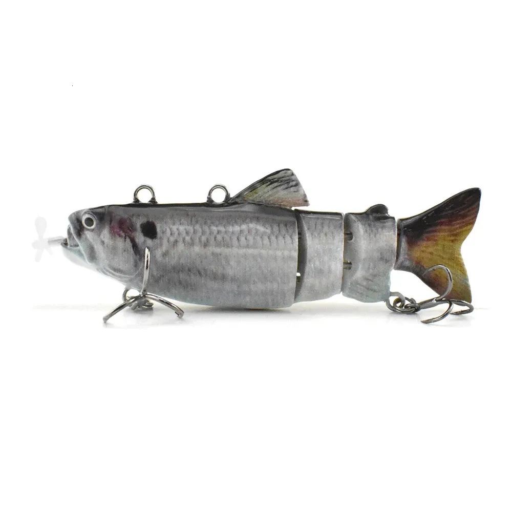 electric fishing lure amazon Lures Swimbait USB Rechargeable Bait Crankbait Automatic Swimming Lifelike Fish Fishing Tackle 5.12" (A) : Sports & Outdoors segment multi Rechargeable Twitching Fishing Lure with