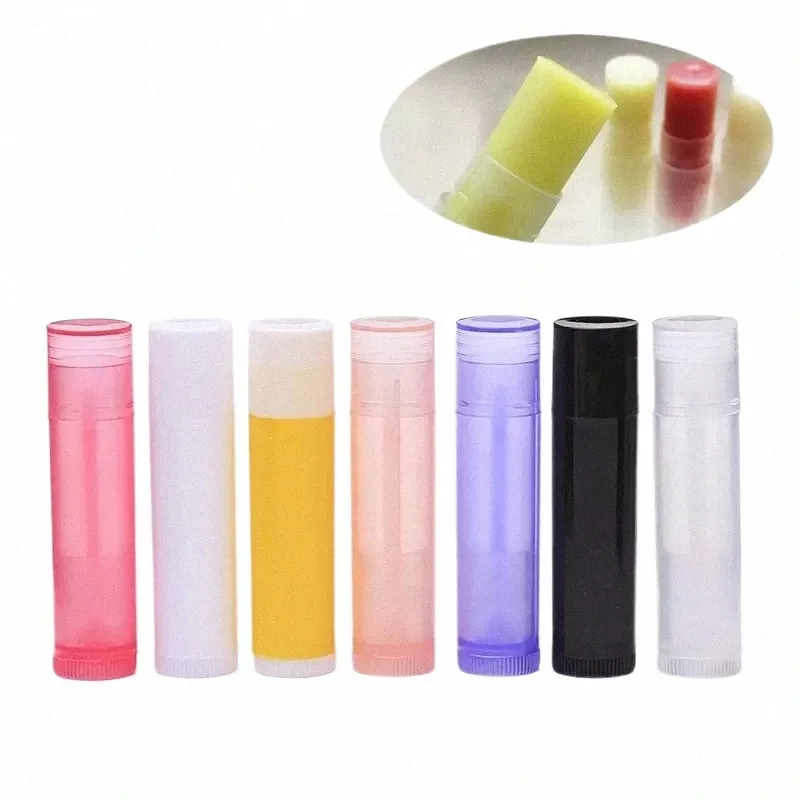 100st 5G Transparent Lip Gloss Tubes Tom Lipstick Balm Travel Bottle Plasticalation Ctain för kosmetiska sminkverktyg G6P1#