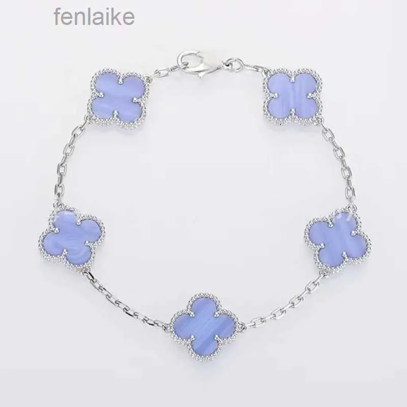 Van Bracelet Cleef Four Leafs Clover Bracelet Designer Jewlery Gold Bracelets Forh Woman Luxury Silver Four Leaf Charm Braclet Girls Friends Cadeaux 4 Feuilles 14