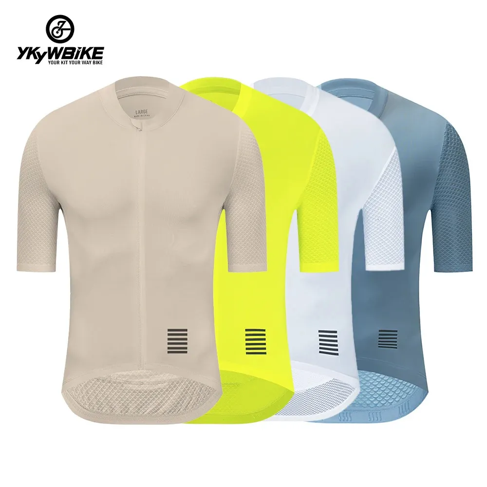 YKYWBIKE Maglia da ciclismo da uomo MTB Maglia estiva da bici Camicia da discesa Pro Team di alta qualità Abbigliamento da bicicletta a maniche corte 240314