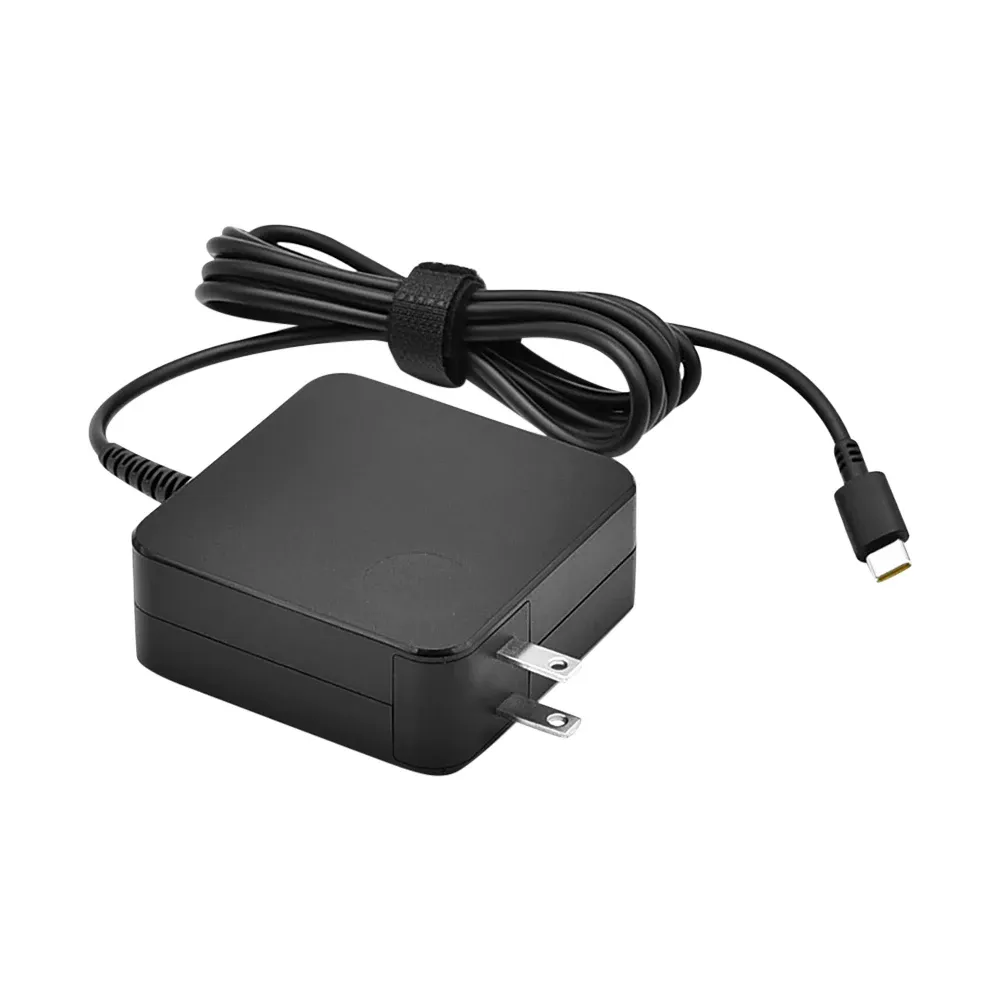 Adaptateur 65W 20V 3,25a prise US USB TypeC, chargeur multifonction, adaptateur d'alimentation, chargeur rapide pour téléphone MacBook Lenovo Dell ordinateur portable tablette