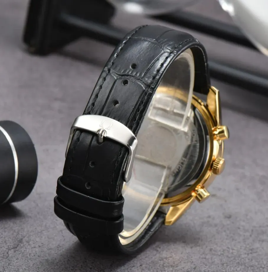 2023 Tops Watch 41mm Mens Watch Stainless Steel Multi-dial Waterproof Luminous Classic Generous Rubber Strap Adjustable Watches ss553