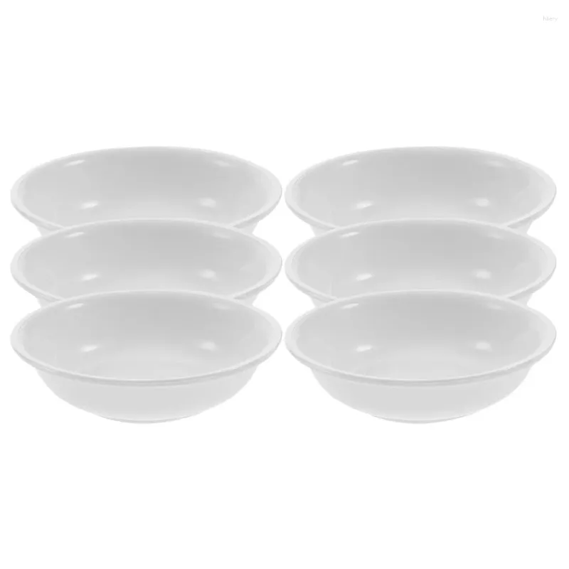 Plates 6 Pcs Dipping Bowl Plate Sauce Bowls Soy Dish Round Appetizers Dishes For Japanese-style Side