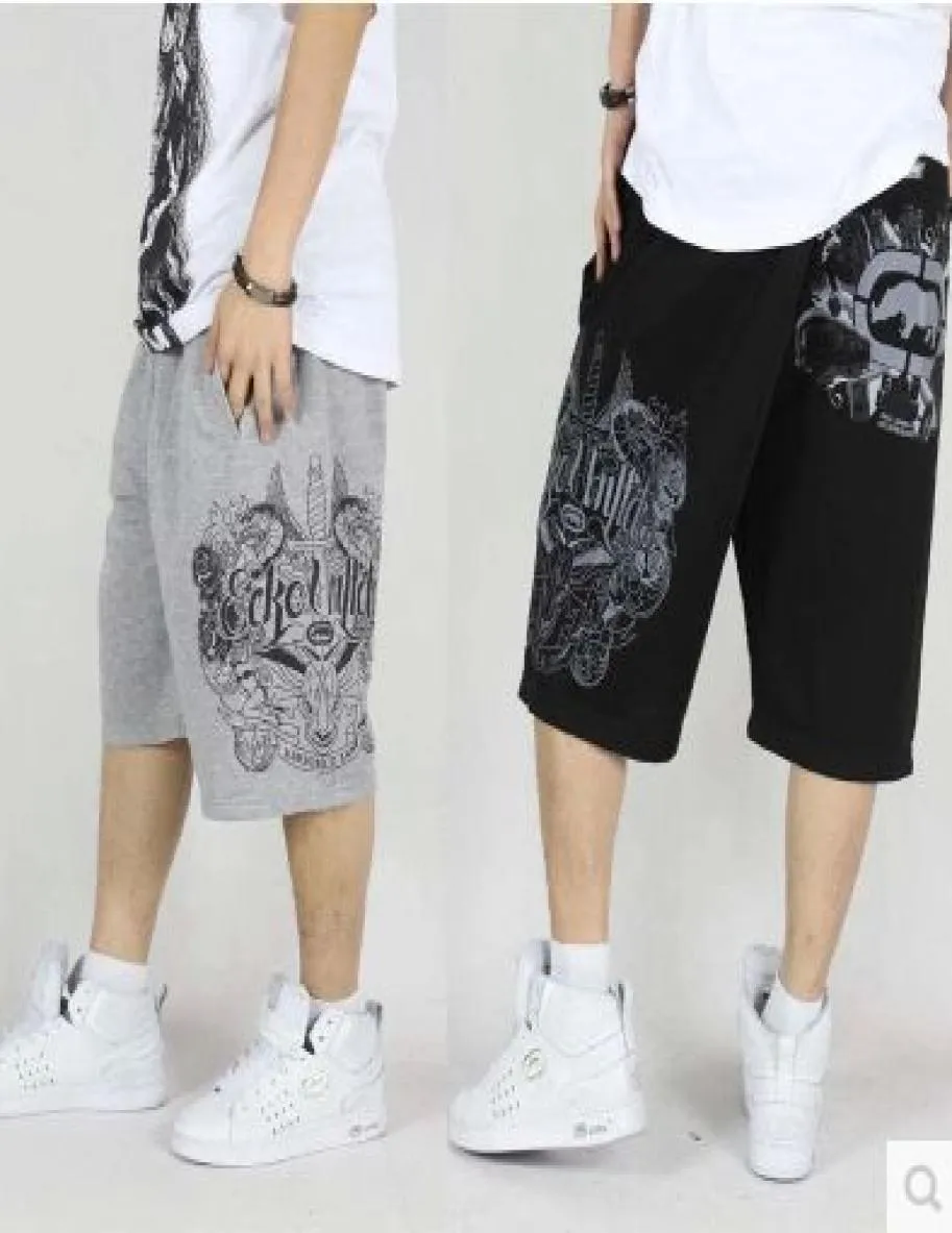 Whole2015 Marka Erkek Hip Hop Rap Swardys Men39s Basketbol Spor Şortları Gevşek Artı Beden Şortları Bermudas Erkeksi1178380