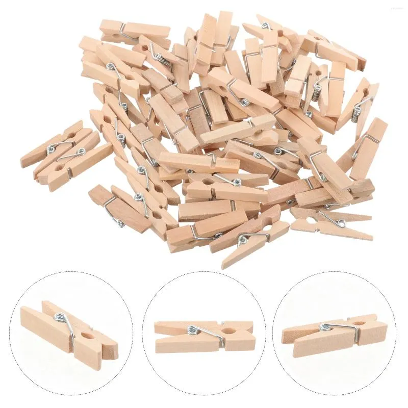 Frames 100pcs Clothespins Wooden Craft Clips Star Paper Clip Memo Po For Crafts Pictures 35cm