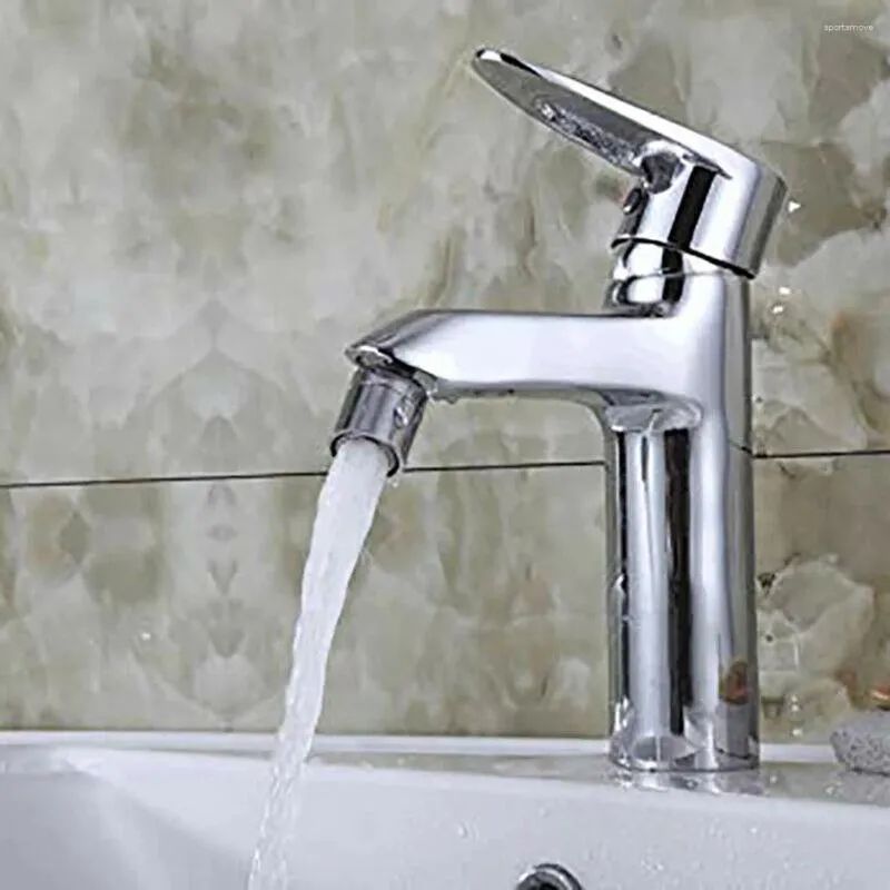 Bathroom Sink Faucets 2 Pcs 360° Swivel Kitchen Taps And Cold Water Mixer Head Faucet Saving Filter Sprayer Aerators