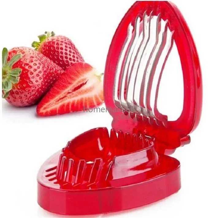 Affettatrice creativa per fragole Strumenti per frutta e verdura Intaglio di torta Taglierina decorativa Gadget da cucina Accessori Taglierina per coltello da intaglio di frutta