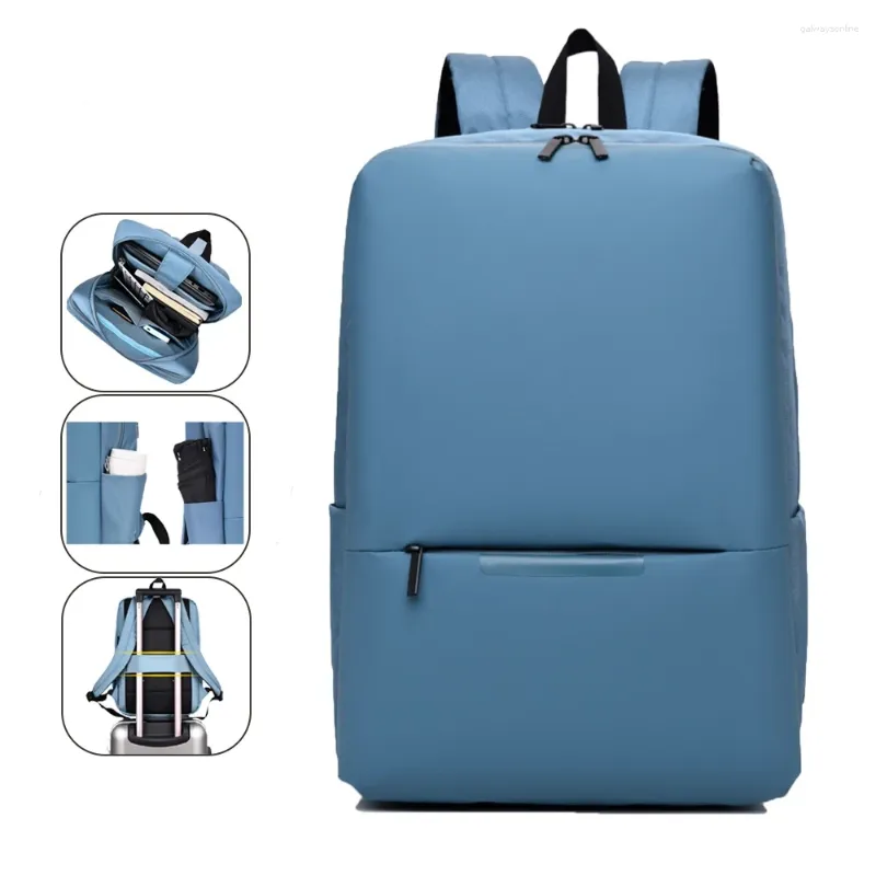 School Bags Men Backpack Waterproof Nylon Backpacks 14inch Laptop Backbags For Books Bussinese Computer Multifunction