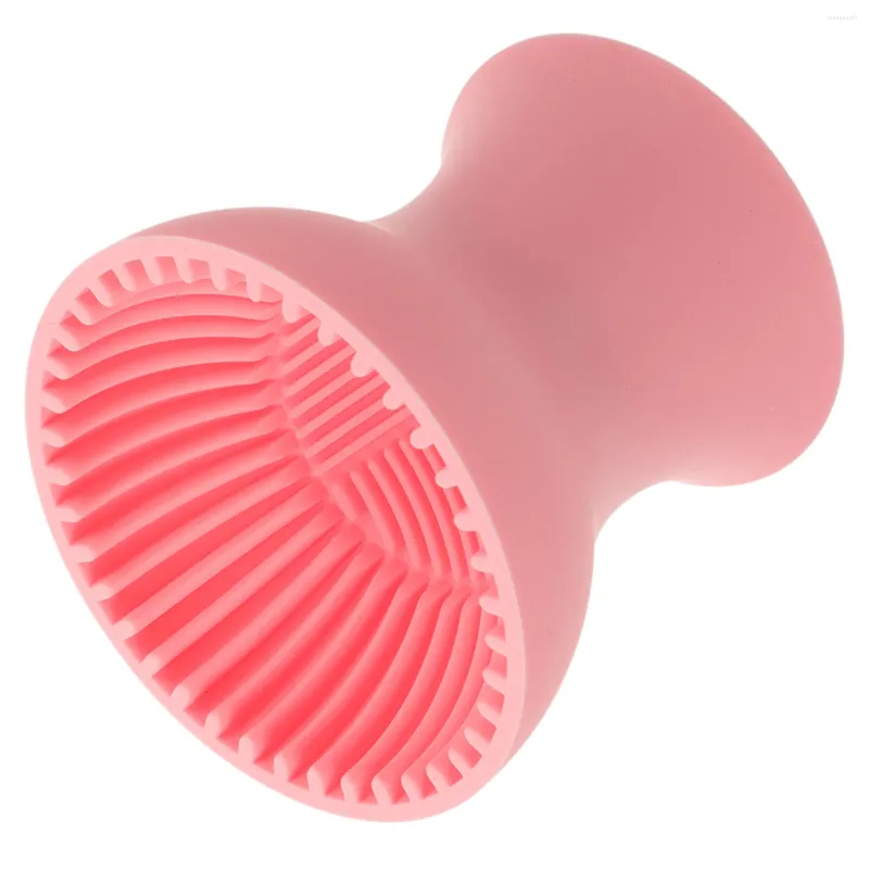 Makeup Brushes Beauty Brush Cleaning Tool Cleaner Cup Silicone Cosmetic Portable Pink Silica Gel Small Travel