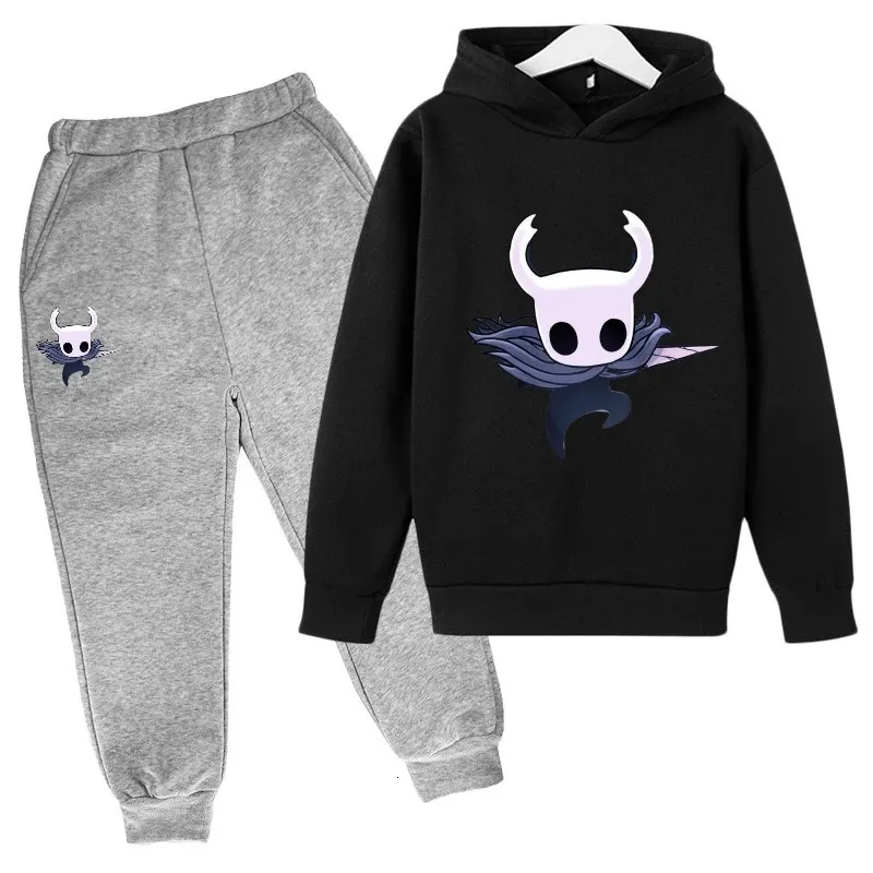 game Hollow Knight kids Hoodies children Fashion Personality Anime Hoodie Harajuku Sweatshirts boy hoodie sets 240318