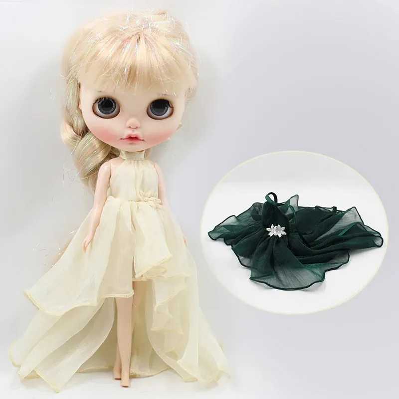 Tenues pour poupée Blyth, robe à fleurs, costume élégant 16 bjd icy dbs ICY DBS 240311