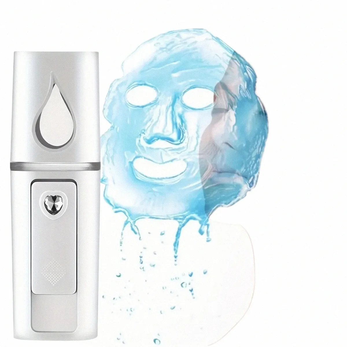 mini Nano Névoa Pulverizador Cooler Facial Steamer Umidificador USB Recarregável Rosto Hidratante Nebulizador Beleza Cuidados Com A Pele D7tq #