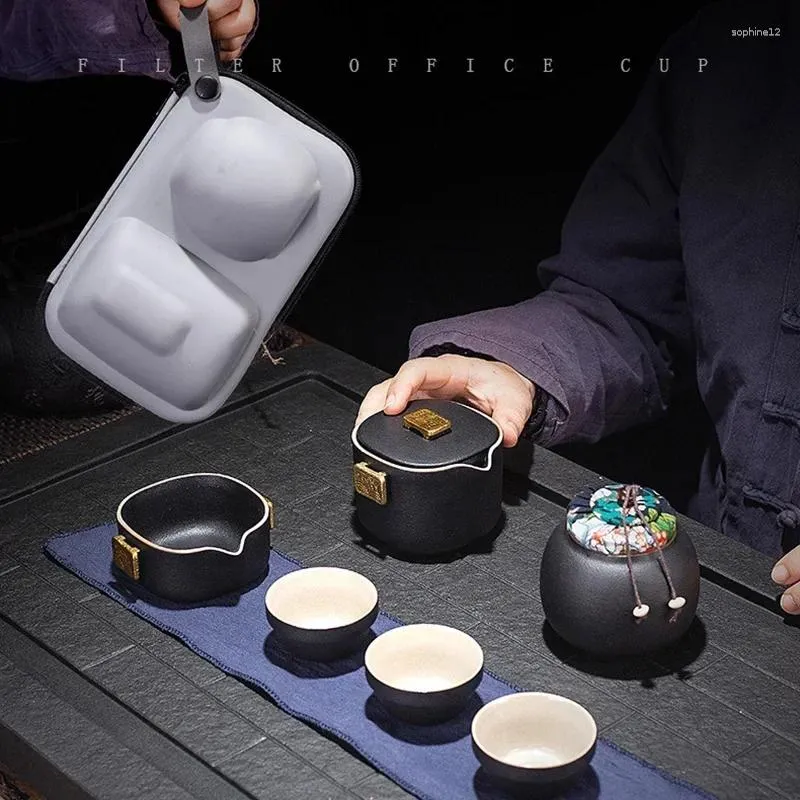 Teaware Sets Chinese Teawere Designer Tea Ceremony Ceramic Teapot Set Travel Kong Fu Kit Gift Porcelain Home Office Pot Infuser