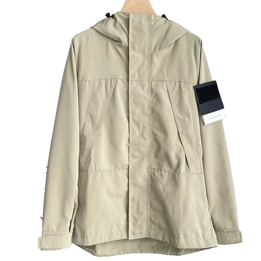 Outdoor Hooded Mens jacket designer windbreaker jacket Classic Badge Wind and waterproof jackets Man Tops Topstoney Outwear size M-xxl 2837#