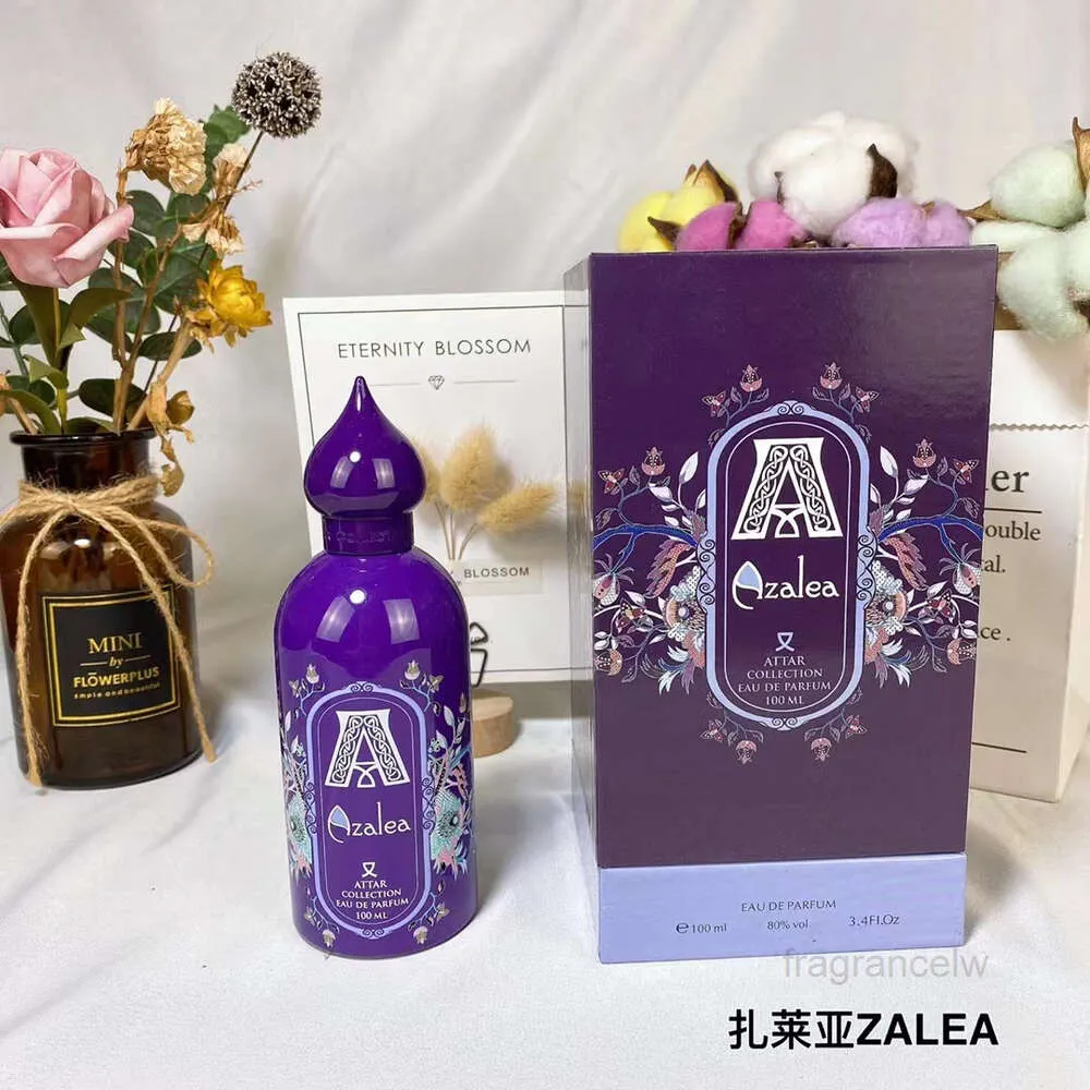 Attar Collection Parfum 100ml Azalea Azora Hayati Al Rayhan Floral Musk Kashmir Khaltat Night Areej Parfum 3.3oz Langdurige geur Mannen Vrouwen Geurspray HI56