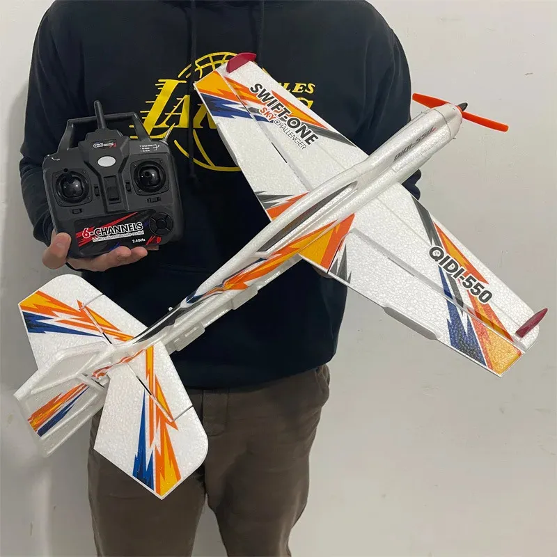 4CH RC Planesブラシレスモーターリモートコントロール航空機ヘリコプテロコントリーRemoto Airplane RC Glider Toys for Boys240314