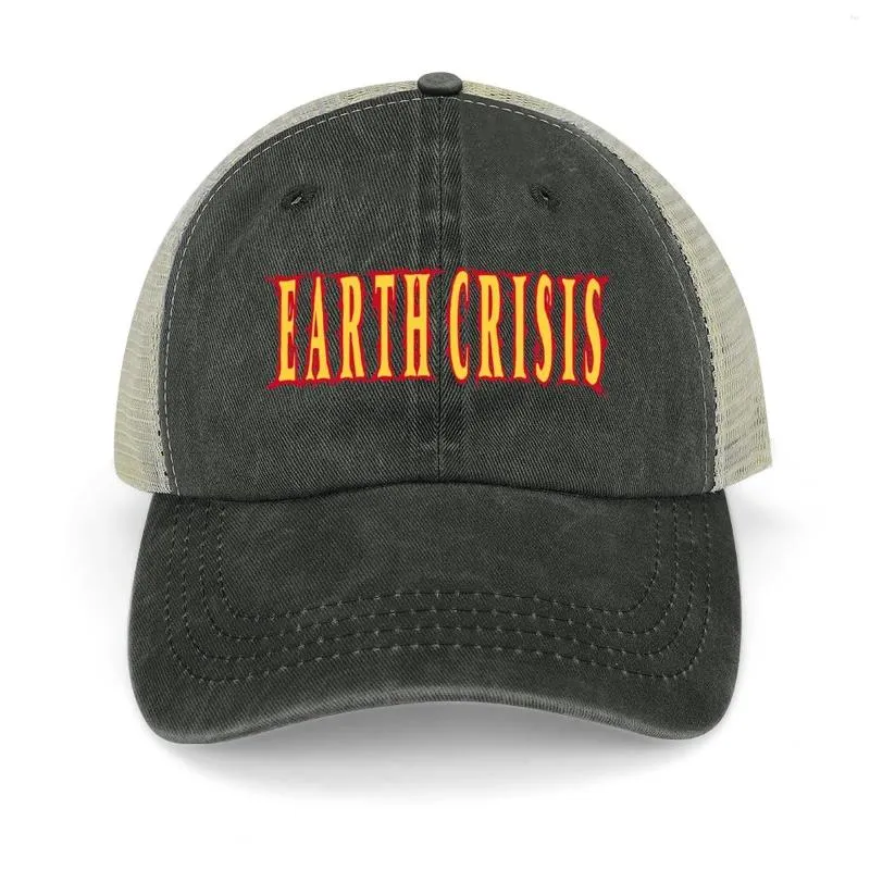 Casquettes de baseball Earth Crisis Band Logo Années 90-2000 Hardcore Cowboy Hat Party Visière Thermique Dur Femmes Hommes