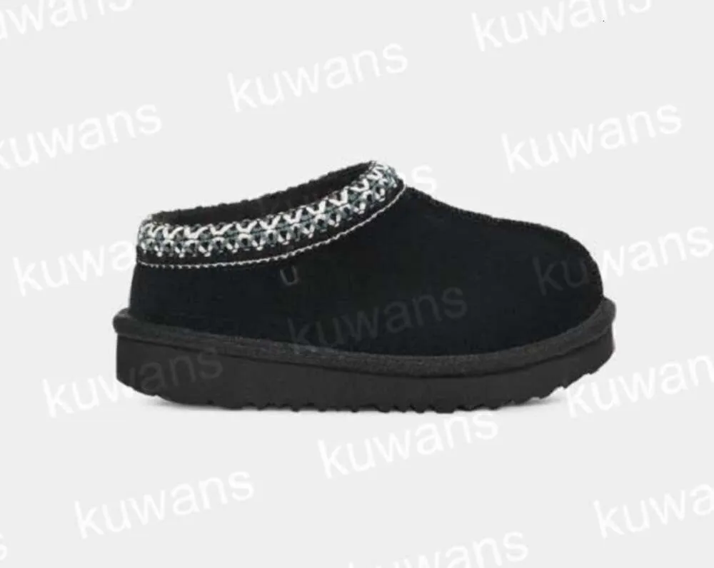 Çocuklar yürümeye başlayan çocuk Tasman II terlik tazz bebek ayakkabıları kestane kürk slaytlar koyun derisi shearling klasik ultra mini bot kış katırları slip-on yün küçük büyük 84565 ugl