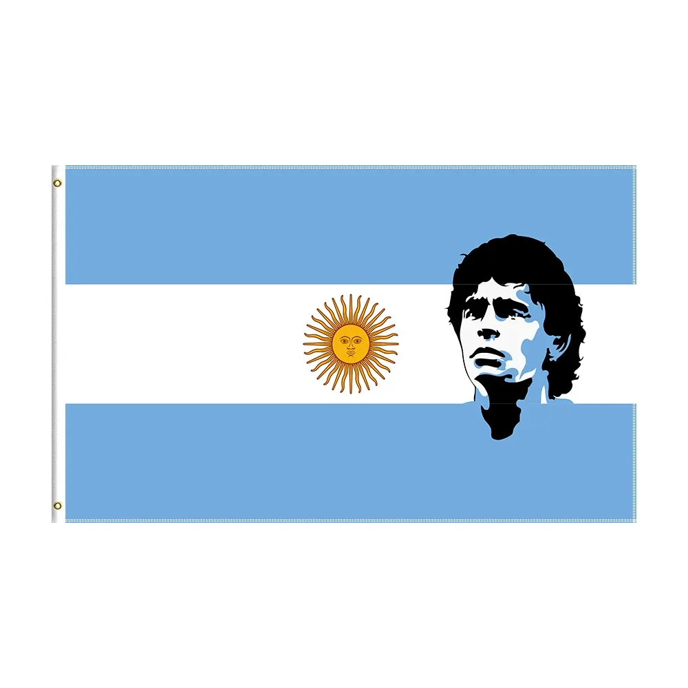Accessori 3X5ftFt Banner stampato bandiera Argentina per decorazioni ft Decorazione bandiera, banner decorazione bandiera Banner bandiera
