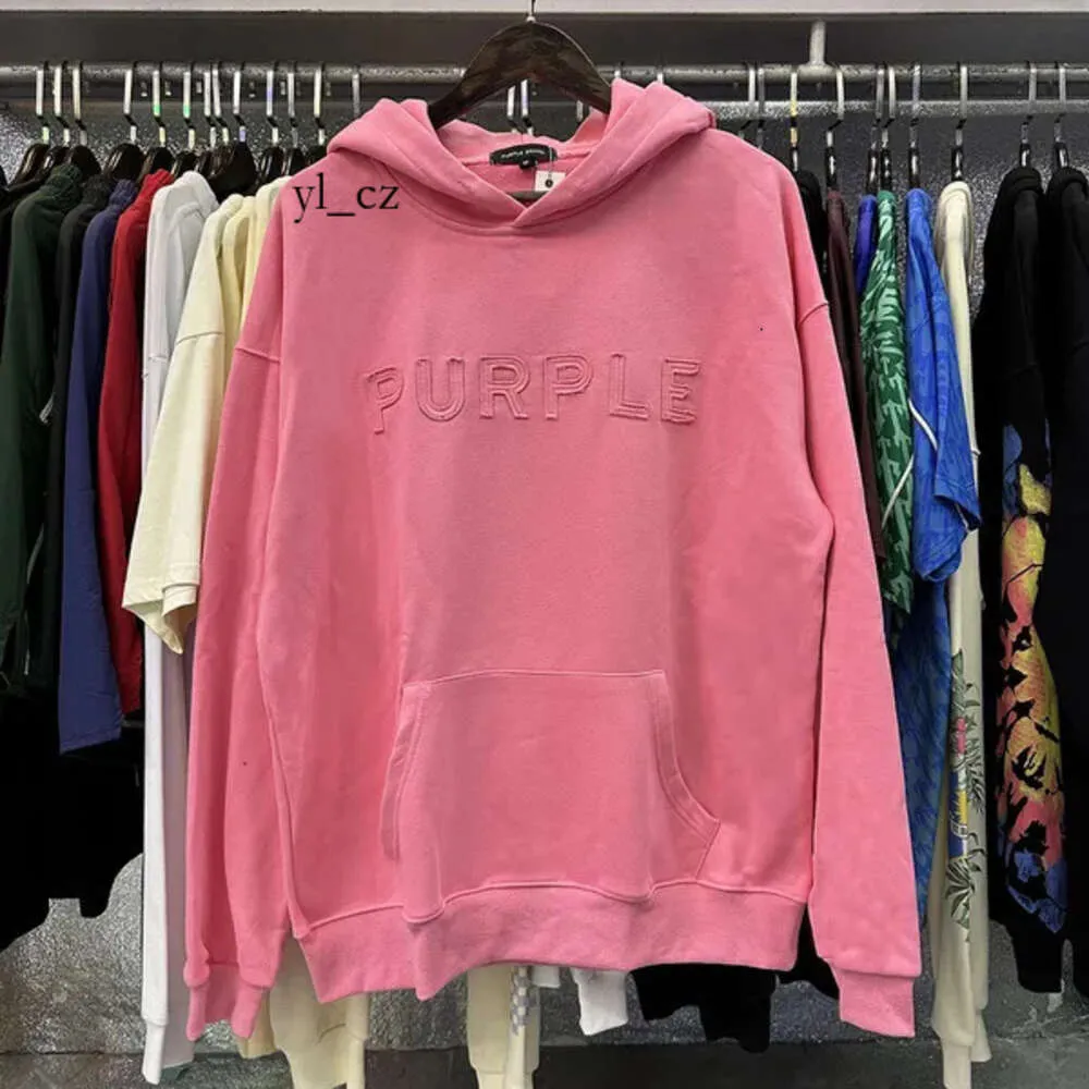 Lila varumärkes hoodies män designer hoodie mode high street streetwear kvinnor män huva tröjor brev klistermärke multicolor hoodies 100% bomull us storlek 4964