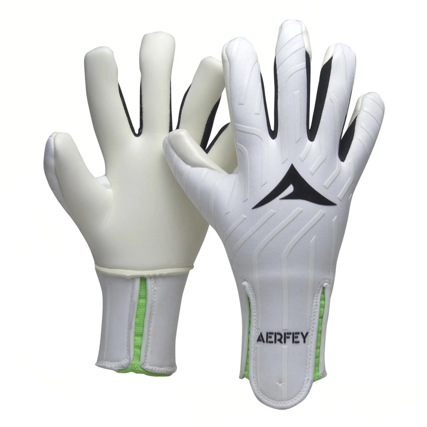 Aerfey Professional Football Bramkarz Gloves LaTex 4 mm zagęszczony ochrona bramka piłkarska 240318